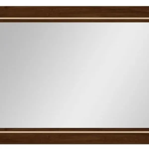 Status Eva Day Walnut Brown Italian Mirror - 135cm x 85cm