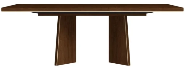 Status Eva Day Walnut Brown 180cm - 225cm Italian 8 Seater Extending Dining Table