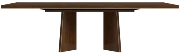 Status Eva Day Walnut Brown 180cm - 270cm Italian 8 Seater Extending Dining Table
