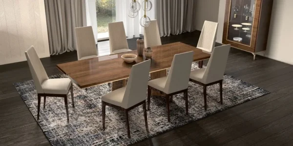 Status Eva Day Walnut Brown 180cm - 270cm Italian 8 Seater Extending Dining Table - Image 2