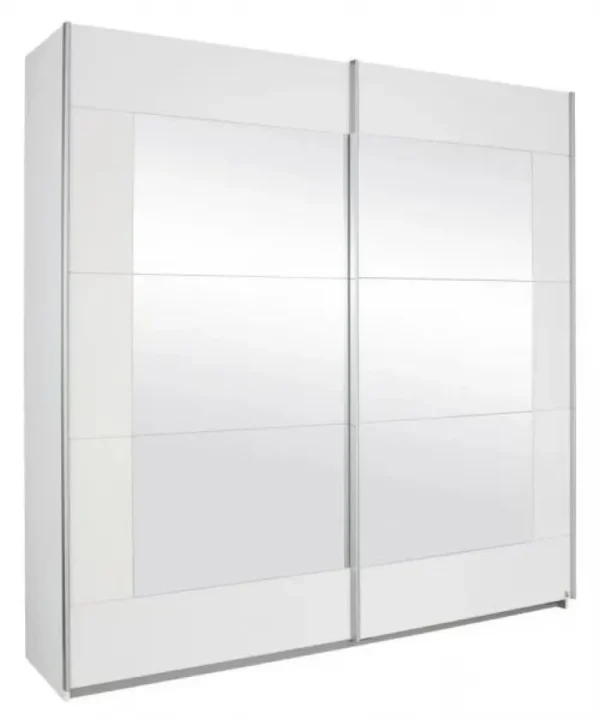Rauch Alegro 2 Door Sliding Wardrobe in White - W 181cm