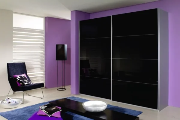 Rauch Quadra Sliding Wardrobe with Full Glass Front - Image 3