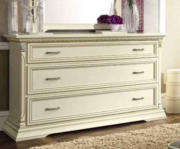 Camel Treviso White Ash Italian Single Dresser