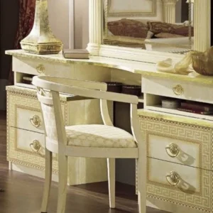 Camel Aida Ivory Italian Armchair