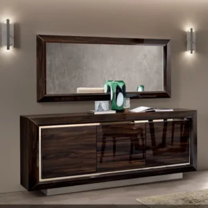 Modum Elite Patrician Walnut Italian Large Buffet Sideboard