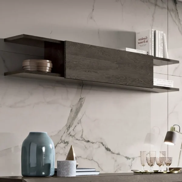 Modum Elite Silver Birch Italian Wall Shelf