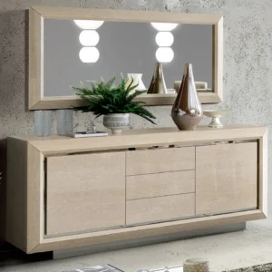 Modum Elite Sand Birch Italian Large Buffet Sideboard