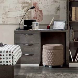 Modum Platinum Italian Pedesatl Writing Desk