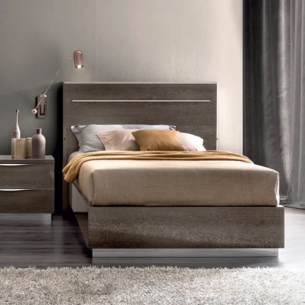 Modum Platinum Italian 4ft 6in Double Storage Bed
