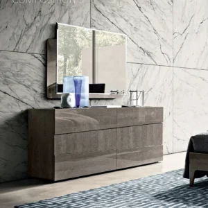 Modum Tekno Silver Birch Italian Double Dresser
