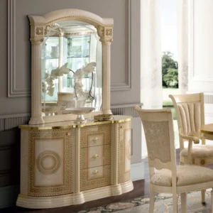 Camel Aida Ivory Italian Medium Buffet Sideboard