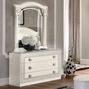 Camel Aida White Italian Single Dresser