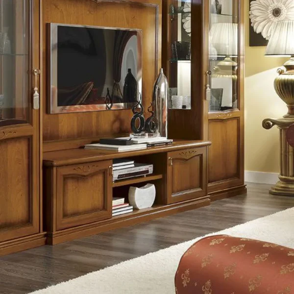 Camel Nostalgia Walnut Italian Large TV Unit