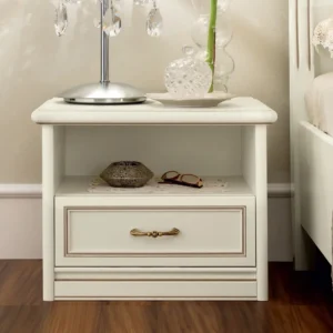 Camel Nostalgia Ricordi Italian 1 Drawer Bedside Cabinet