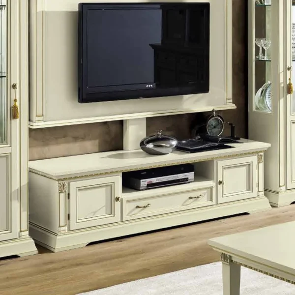 Camel Treviso White Ash Italian TV Unit