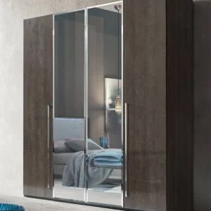 Modum Tekno Silver Birch Italian Wardrobe