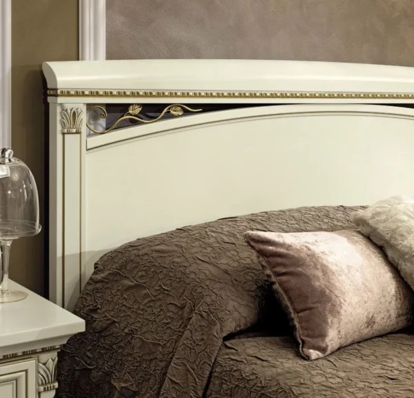 Camel Treviso White Ash Italian 6ft Queen Size Bed - Image 2