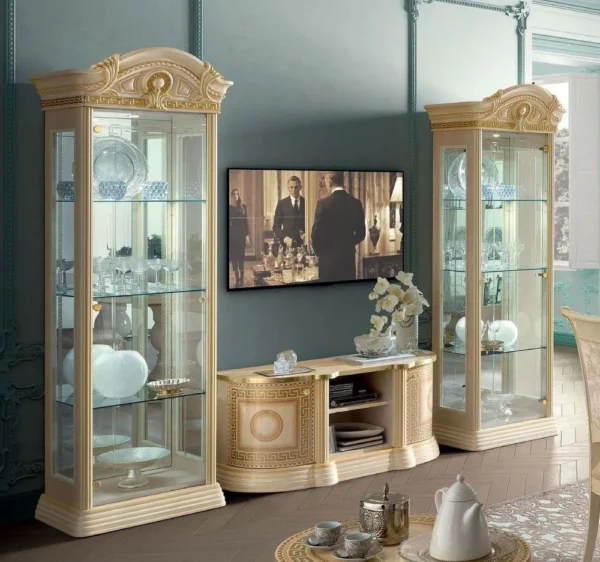 Camel Aida Ivory Italian TV Unit - Image 2
