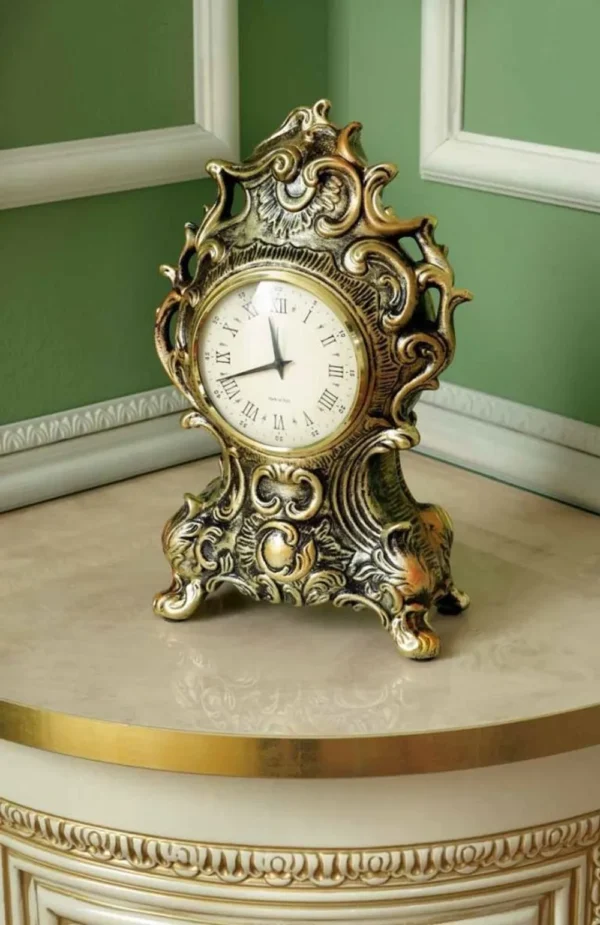 Camel Leonardo Ivory Gloss and Gold Italian Corner Cabinet - Image 2