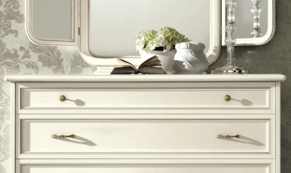 Camel Nostalgia Bianco Antico Italian Single Dresser - Image 2