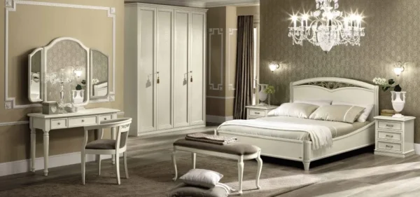 Camel Nostalgia Bianco Antico Italian Wardrobe - Image 2