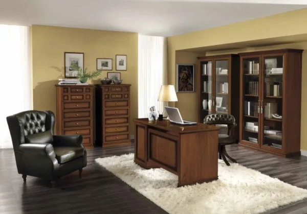 Camel Nostalgia Italian Home Office Chair - Image 2