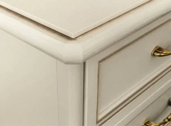 Camel Nostalgia Ricordi Italian 2 Drawer Bedside Cabinet - Image 2
