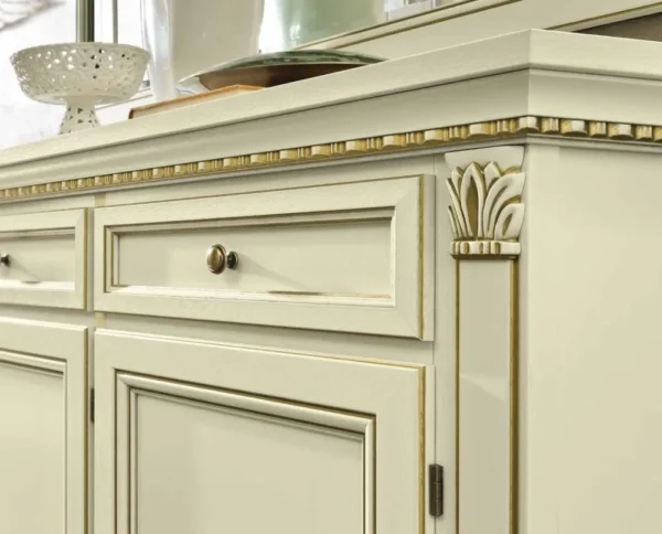 Camel Treviso White Ash Italian Extra Large Buffet Sideboard - Image 2