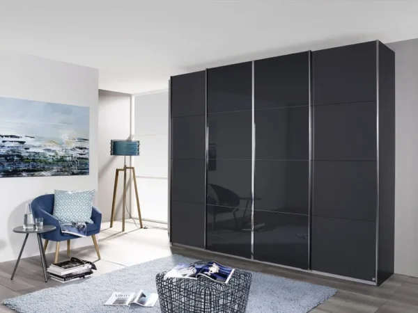 Rauch Syncrono Glass Sliding Wardrobe