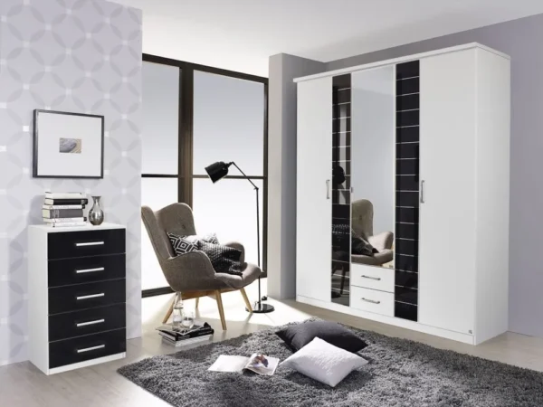 Rauch Terano Wardrobe with Cornice