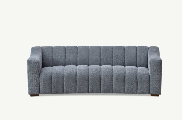Aluxo Astoria 3 Seater Sofa in Iron Boucle Fabric - Image 2