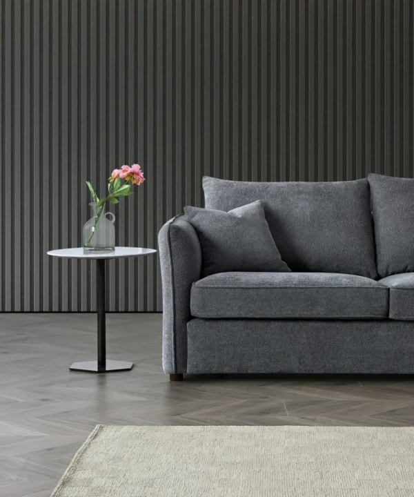 Aluxo Rubin Corner Chaise in Charcoal Boucle - Image 2