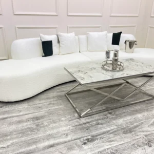 Miami Curved Cinema Boucle Sofa