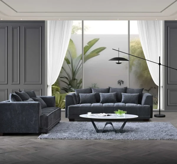 Aluxo Gramercy Group in Steel Velvet - Image 2