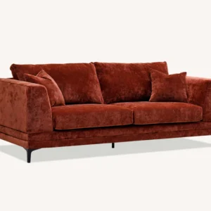 Aluxo Lenox Sofa Range in Rust Velvet