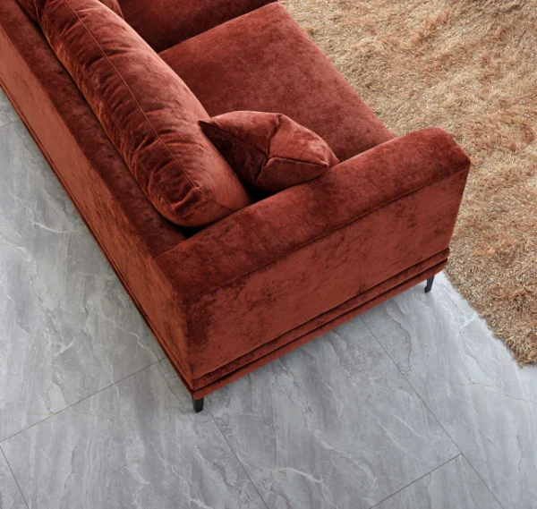 Aluxo Lenox Sofa Range in Rust Velvet - Image 2
