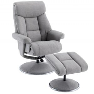 GFA Biarritz Swivel Recliner And Footstool
