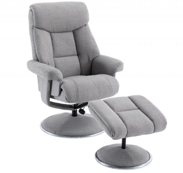 GFA Biarritz Swivel Recliner And Footstool