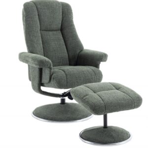 GFA Denver Swivel Recliner & Footstool