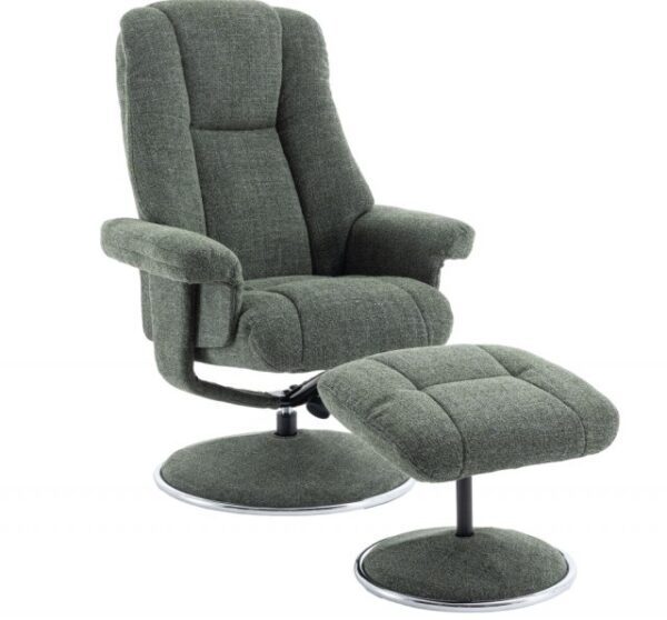 GFA Denver Swivel Recliner & Footstool