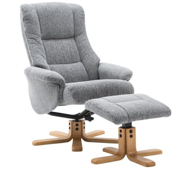 GFA Florida Swivel Recliner & Footstool