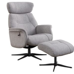 GFA Murcia Swivel Recliner & Footstool