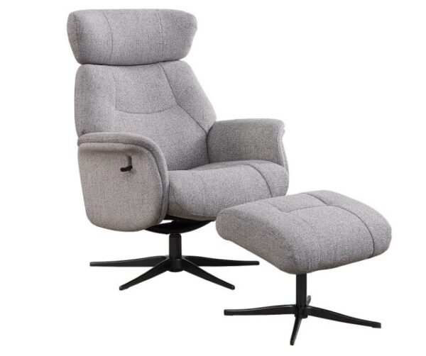 GFA Murcia Swivel Recliner & Footstool
