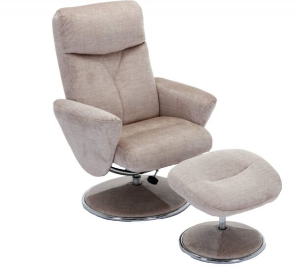 GFA Paddington Swivel Recliner & Footstool