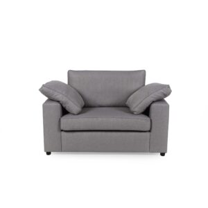 Alton Fabric Sofa 1S Silver