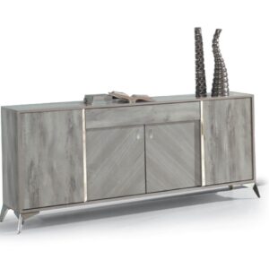 H2O Design Alexa Light Grey Italian 4 door Sideboard