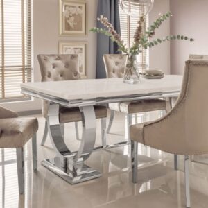 Vida Living Arianna 200cm Marble Top Dining Table only