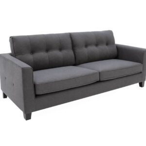 Vida Living Astrid Charcoal 3 Seater Sofa