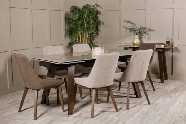 Vida Living Axton Latte Rectangle Extending Dining Table (180-260cm) - Image 2