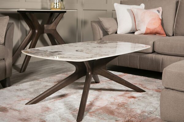 Vida Living Ariya Brown Lamp Table